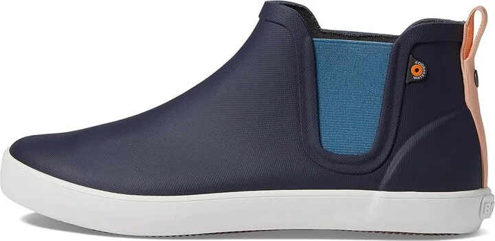 Bogs Kicker Rain Chelsea Women's Shoes Navy : 6 B - Medium, Rubber - Image 5