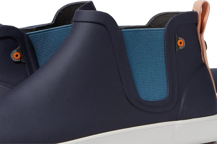Bogs Kicker Rain Chelsea Women's Shoes Navy : 6 B - Medium, Rubber - Image 6