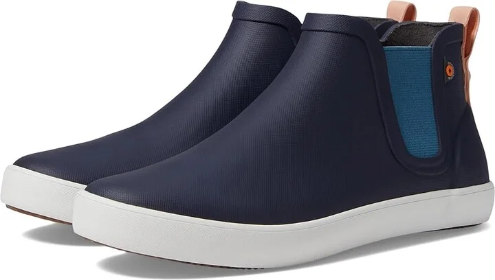 Bogs Kicker Rain Chelsea Women's Shoes Navy : 6 B - Medium, Rubber
