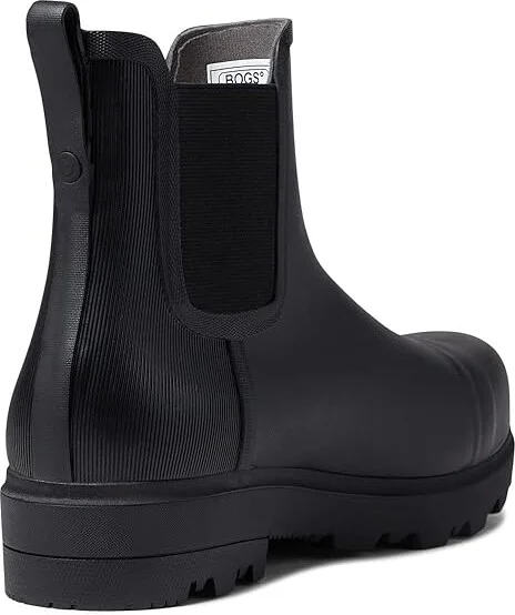 Bogs Laurel Chelsea Composite Safety Toe Women's Work Pull-on Boots Black : 6 B - Medium, Rubber/Textile - Image 4