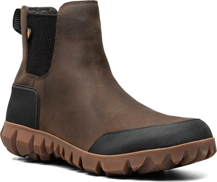 Bogs Men's Arcata Urban Leather Slip-Resistant Chelsea Boots