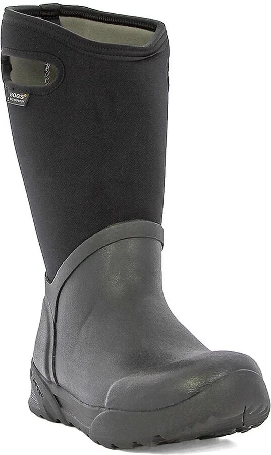 BOGS Mens Bozeman Tall Rain Boot Black Size 14