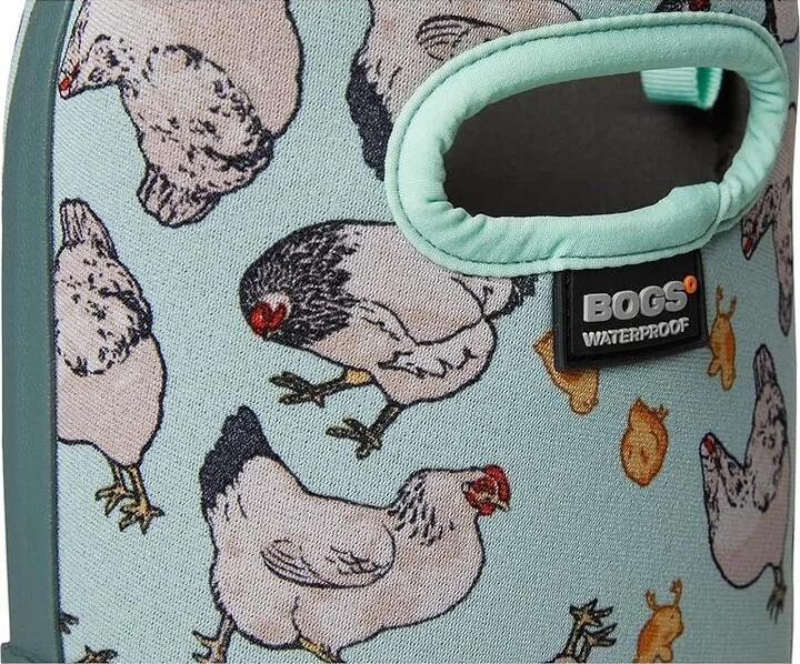 Bogs Mesa Chickens Women's Rain Boots Aqua : 6 M, Rubber - Image 7
