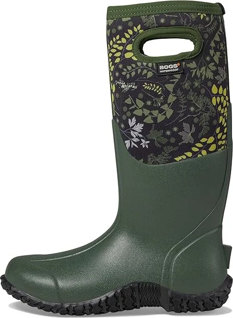 Bogs Mesa - English Botanical Women's Rain Boots Green : 11 M, Rubber - Image 5