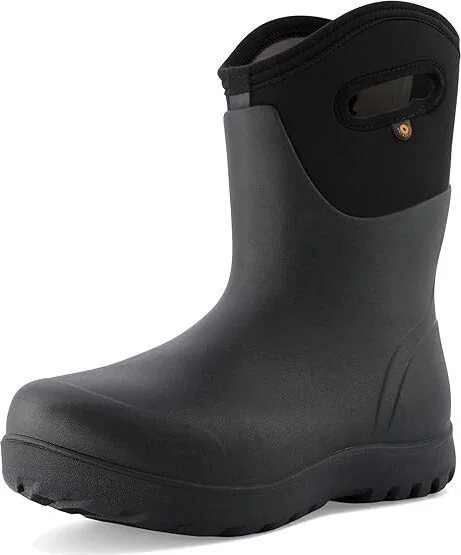 Bogs Neo-Classic Mid Women's Rain Boots Black 1 : 10 B - Medium, Rubber - Image 6