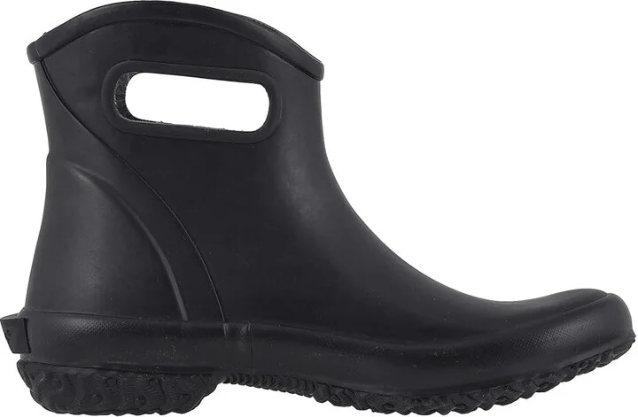 Bogs Patch Ankle Boot Solid Women's Shoes Black : 6 B - Medium, Rubber - Image 8