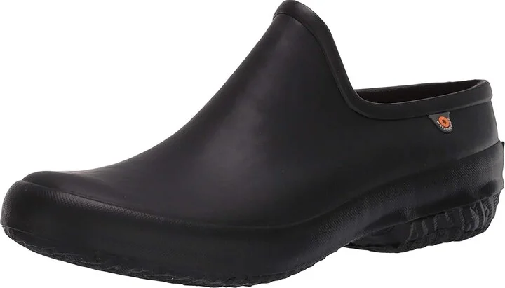 Bogs Patch Clog Solid Women's Shoes Black : 6 B - Medium, Rubber - Image 2