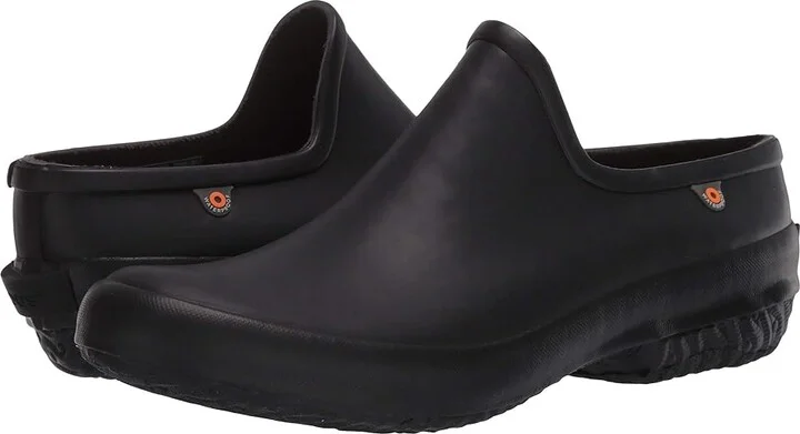 Bogs Patch Clog Solid Women's Shoes Black : 6 B - Medium, Rubber