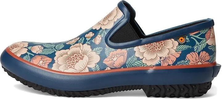 Bogs Patch Slip On Tapestry Floral Women's Rain Boots Navy : 7 M, Textile - Image 6