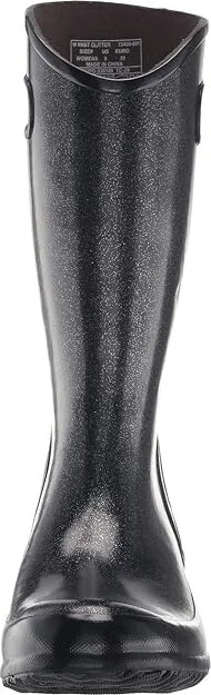 Bogs Rain Boot Glitter Women's Rain Boots Black : 6 B - Medium, Rubber - Image 6