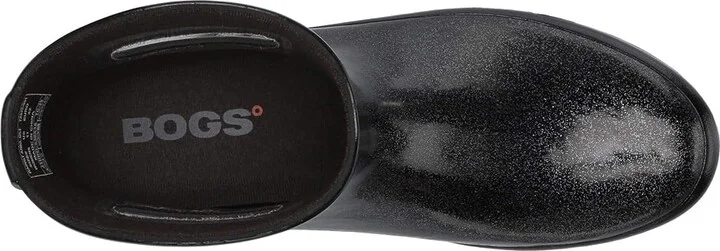 Bogs Rain Boots Ankle Glitter Women's Shoes Black : 6 B - Medium, Rubber - Image 3