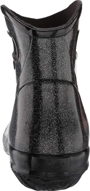Bogs Rain Boots Ankle Glitter Women's Shoes Black : 6 B - Medium, Rubber - Image 5