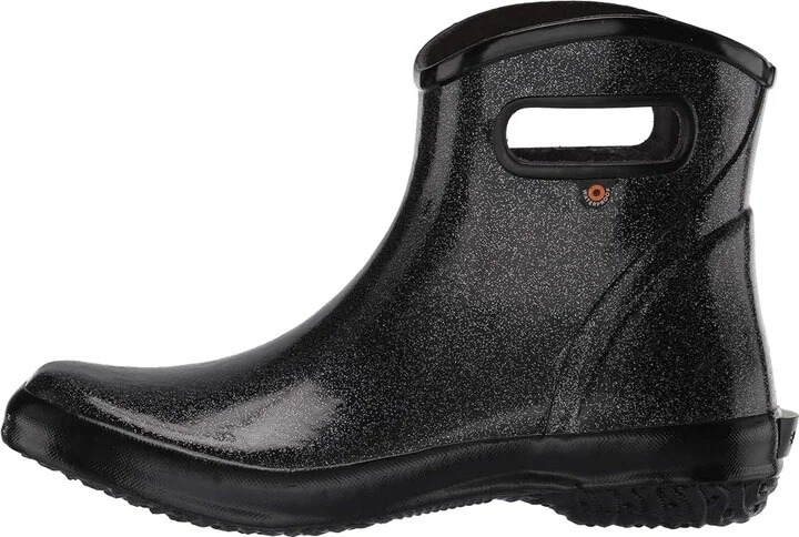 Bogs Rain Boots Ankle Glitter Women's Shoes Black : 6 B - Medium, Rubber - Image 7