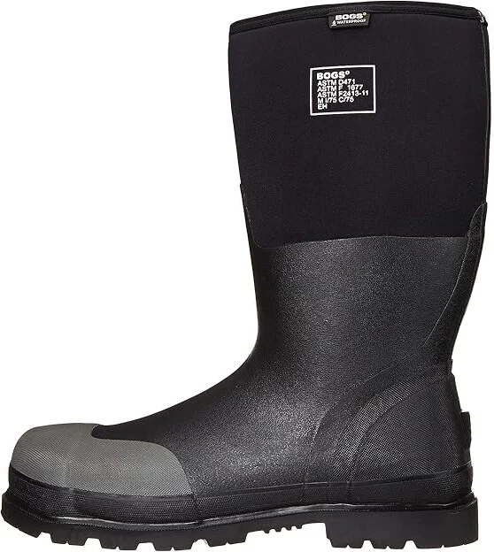 Bogs Rancher Forge Steel Toe Men's Waterproof Boots Black : 8 D - Medium, Rubber - Image 7