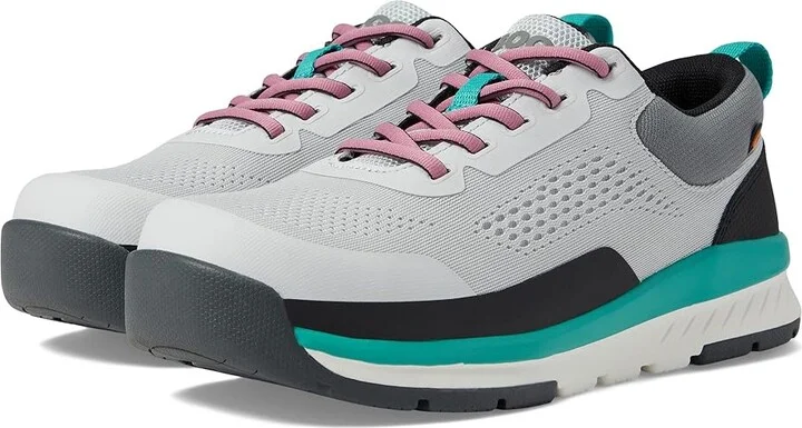 Bogs Sandstone Knit Low Composite Safety Toe Women's Shoes Light Gray : 9.5 B - Medium, Textile