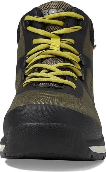 Bogs Sandstone Knit Mid TR Composite Safety Toe Women's Shoes Dark Green : 7 B - Medium, Textile - Image 2
