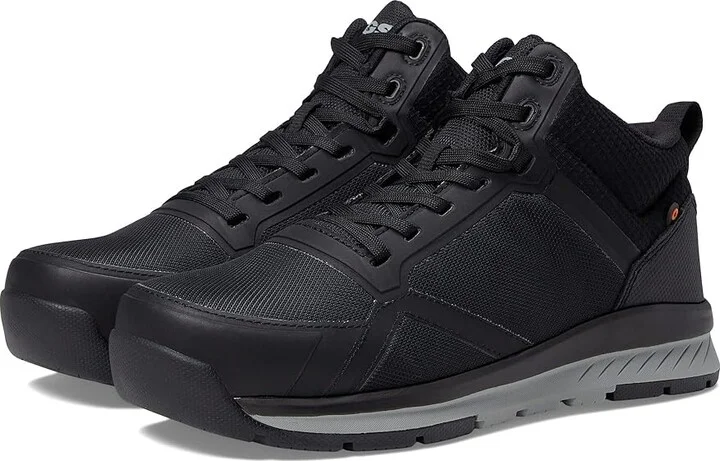 Bogs Sandstone Mid Composite Safety Toe Women's Shoes Black : 9.5 B - Medium, Textile