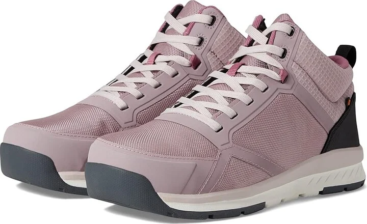 Bogs Sandstone Mid Composite Safety Toe Women's Shoes Misty Rose : 8 B - Medium, Textile