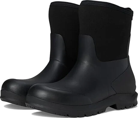 Bogs Sauvie Basin II Men's Boots Black 1 : 9 D - Medium, Rubber/Textile