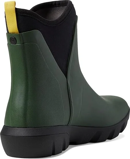 Bogs Sauvie II Chelsea Women's Boots Dark Green 1 : 6 B - Medium, Synthetic - Image 4