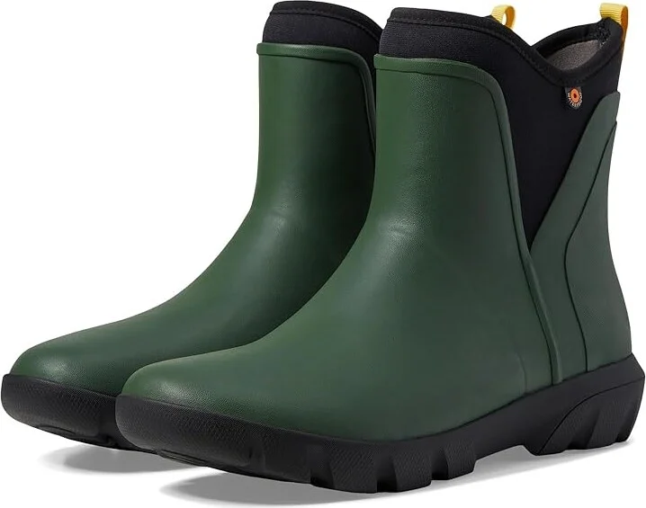 Bogs Sauvie II Chelsea Women's Boots Dark Green 1 : 6 B - Medium, Synthetic