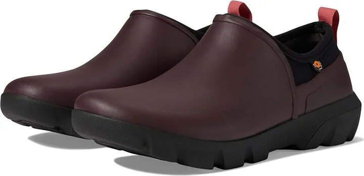 Bogs Sauvie II Slip-On Women's Boots Wine 1 : 7 B - Medium, Rubber