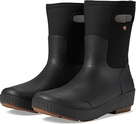 Bogs Seattle II Mid Women's Rain Boots Black : 7 M, Rubber