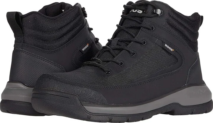 Bogs Shale Mid CT ESD Men's Shoes Black : 10 D - Medium, Textile/Leather