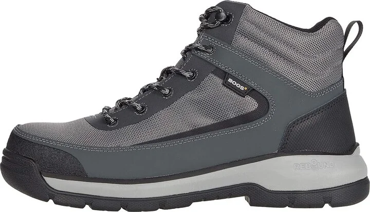 Bogs Shale Mid CT ESD Men's Shoes Gray : 7 D - Medium, Textile/Leather - Image 6
