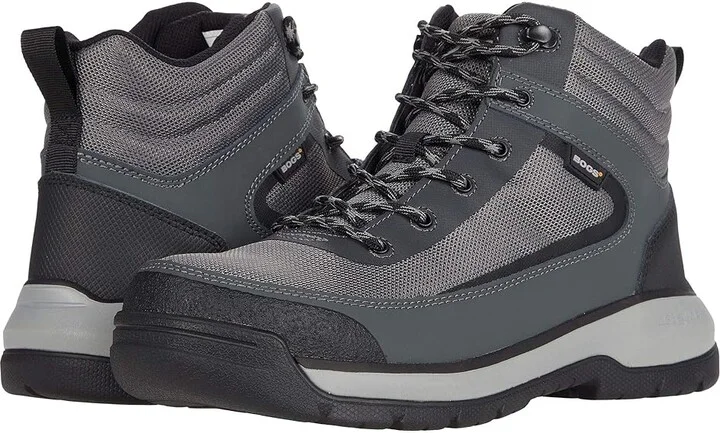Bogs Shale Mid CT ESD Men's Shoes Gray : 7 D - Medium, Textile/Leather