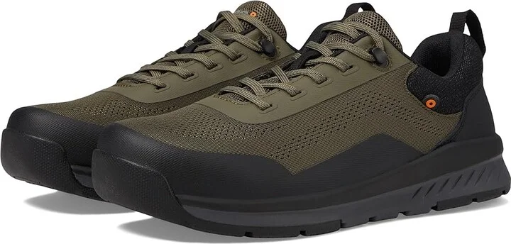 Bogs Slate Knit Low CT Men's Shoes Dark Green : 8 M, Textile
