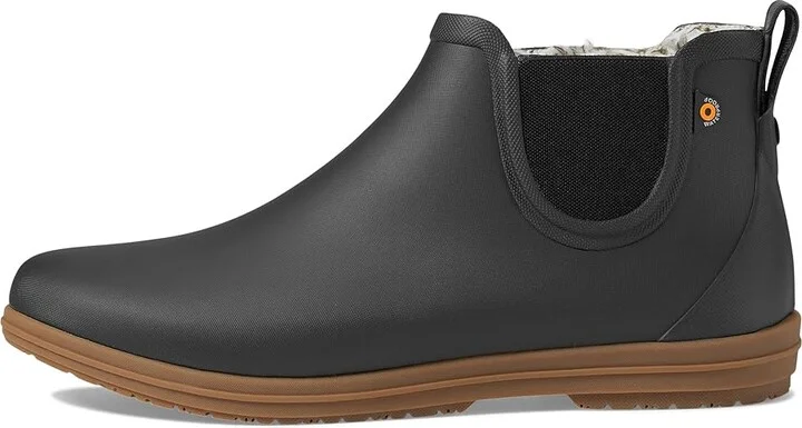Bogs Sweetpea II Chelsea Plush Women's Rain Boots Black : 6 M, Rubber - Image 6