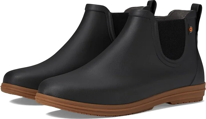 Bogs Sweetpea II Chelsea Women's Boots Black : 6 C - Wide, Rubber