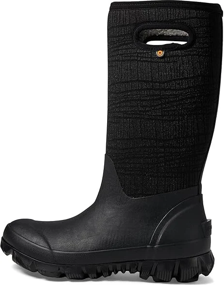Bogs Whiteout Cracks Women's Boots Black 1 : 12 B - Medium, Leather - Image 6