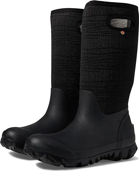 Bogs Whiteout Cracks Women's Boots Black 1 : 12 B - Medium, Leather