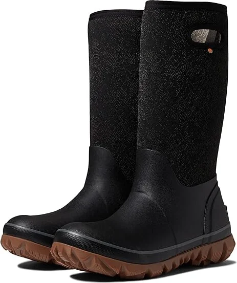 Bogs Whiteout Faded Women's Boots Black : 6 B - Medium, Textile