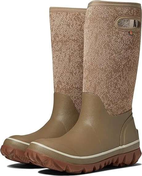 Bogs Whiteout Faded Women's Boots Taupe : 6 B - Medium, Textile