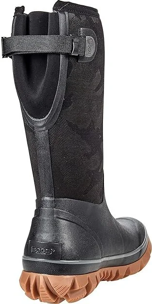 Bogs Whiteout Tonal Camo Adjustable Calf Women's Shoes Black : 6 B - Medium, Synthetic/Textile - Image 4