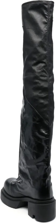 Bogun 78mm leather flared boots - Image 3
