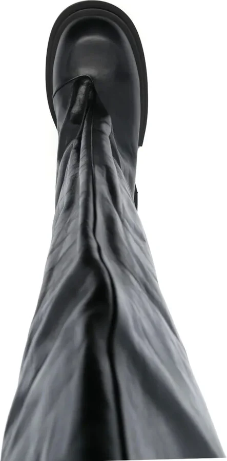 Bogun 78mm leather flared boots - Image 4