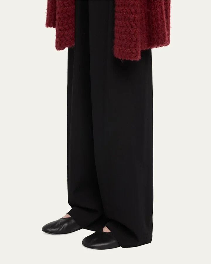 Boheme Leather Mary Jane Ballerina Flats - Image 5