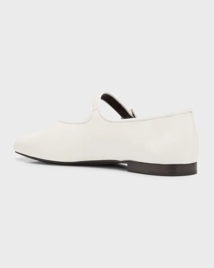 Boheme Leather Mary Jane Ballerina Flats - Image 2