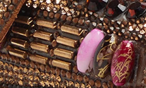 Bohochic Beaded Metallic Two-Strap Sandal - Image 9