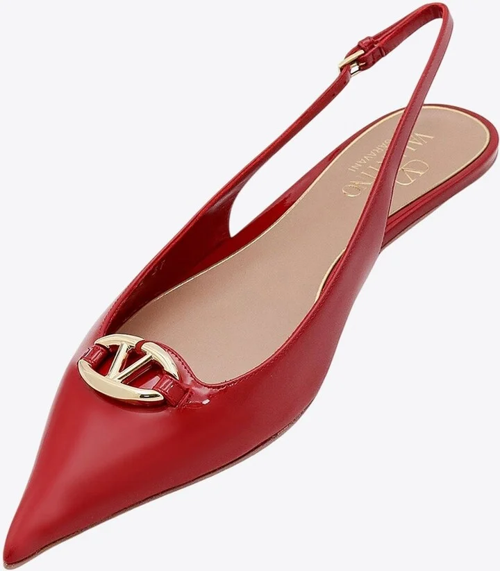 Bold Edition VLogo Slingback Flats - Image 3