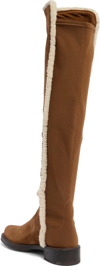 Bold Genuine Shearling Over the Knee Boot - Image 2