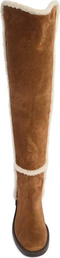Bold Genuine Shearling Over the Knee Boot - Image 5