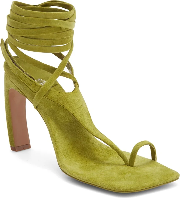 Chartreuse Suede