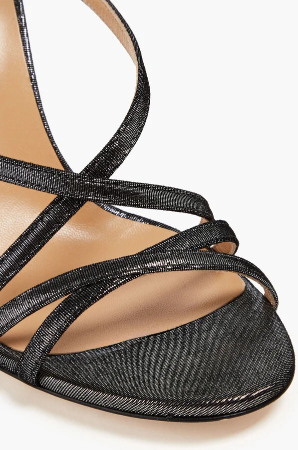 Bon Ton metallic suede sandals - Image 4