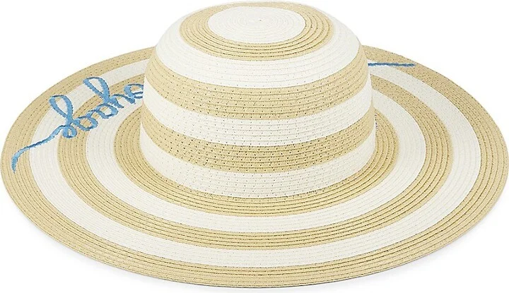 Bon Voyage Embroidered Wide-Brim Sunhat - Image 2