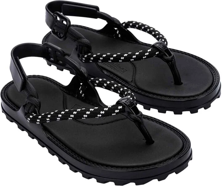 Bond Sandal - Black, White - Image 4